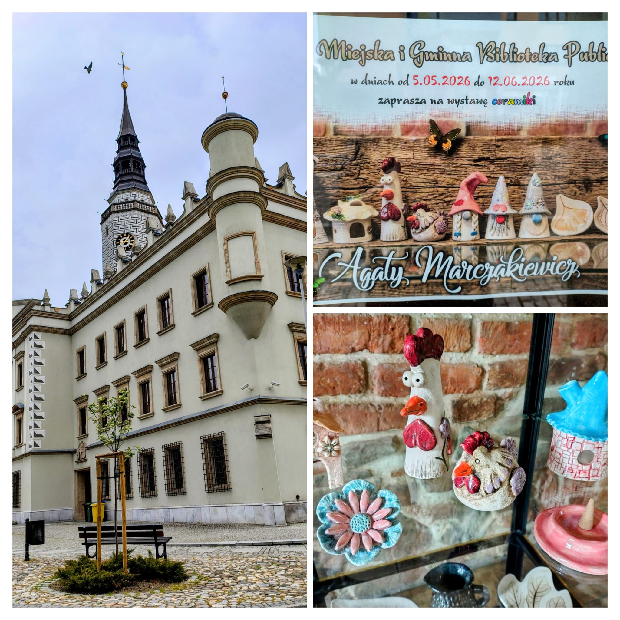 Wystawa ceramiki Agaty Marczakiewicz — ratusz w Głubczycach